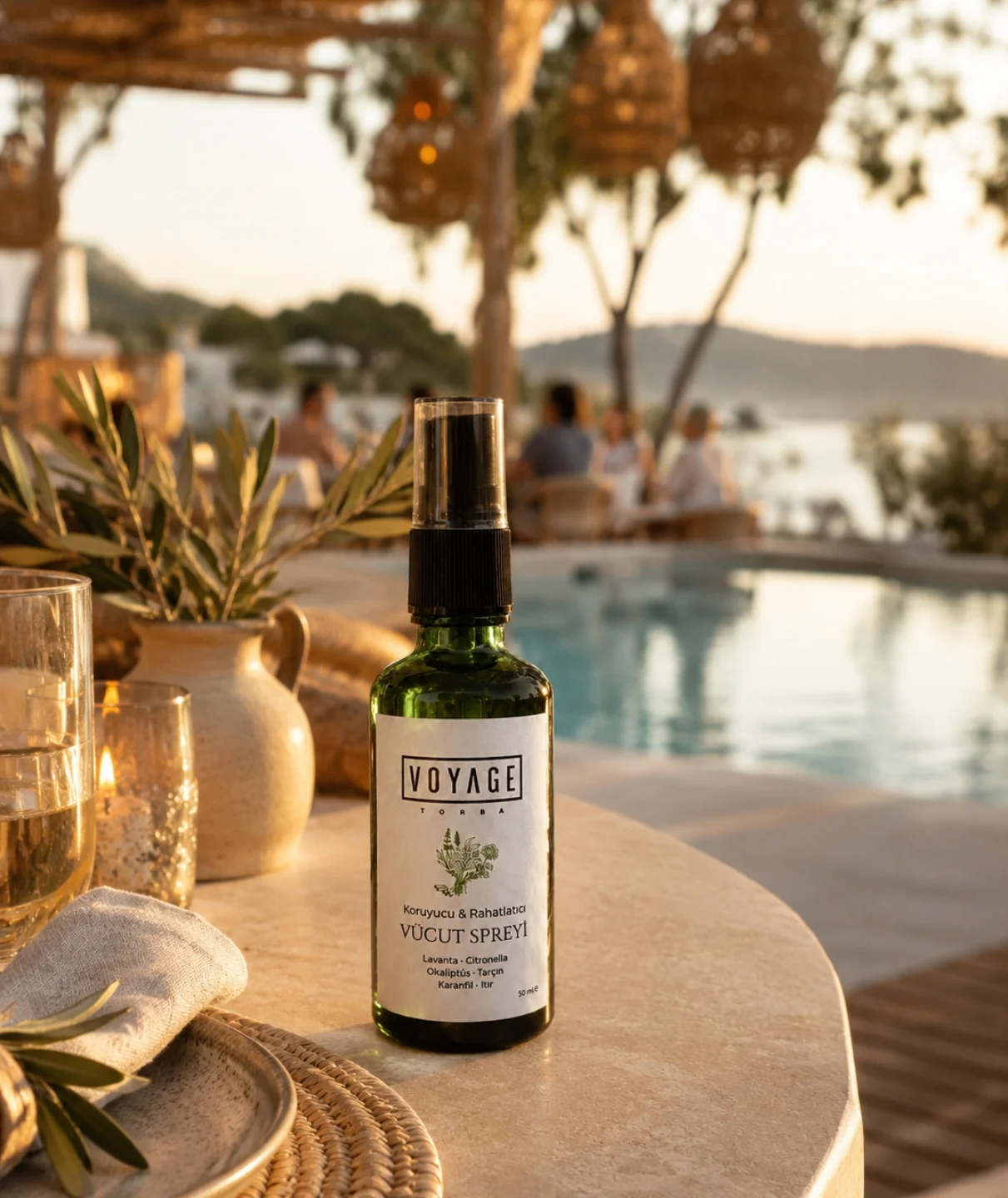 Voyage Torba için vücut spreyi